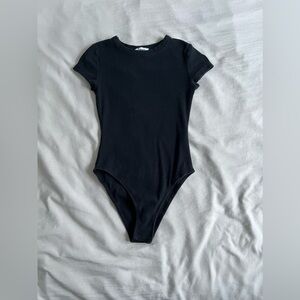 Princess Polly Black Short Sleeve Body Suit